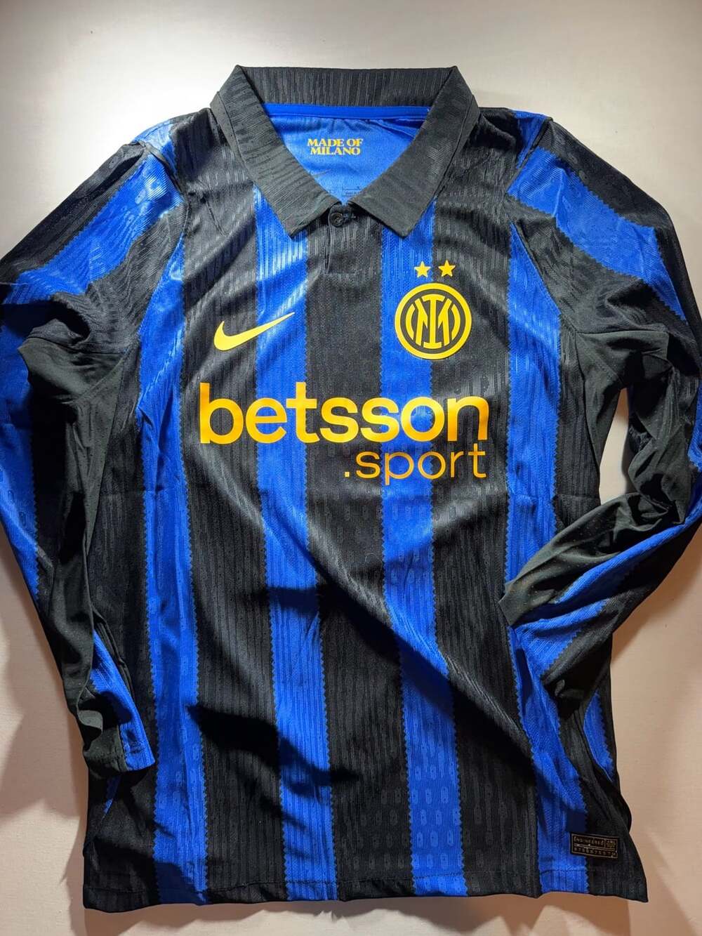 Nike Inter Milan 2024/25 Long Sleeve Home Jersey
